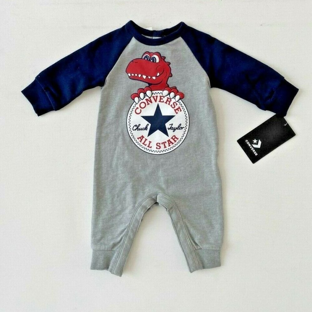 Converse Chuck Taylor  Baby Dinosaur Playsuit